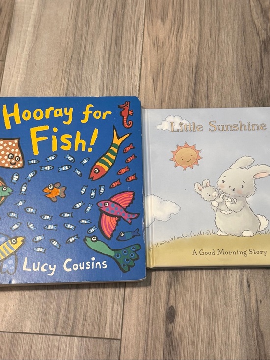Other - “Hooray for Fish!” & “Little Sunshine” Children's Board Book Set of 2
